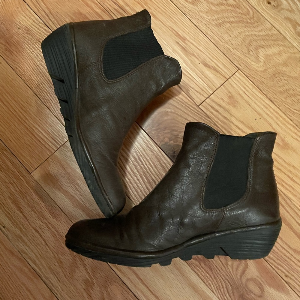 Fly London Brown Ankle Boots